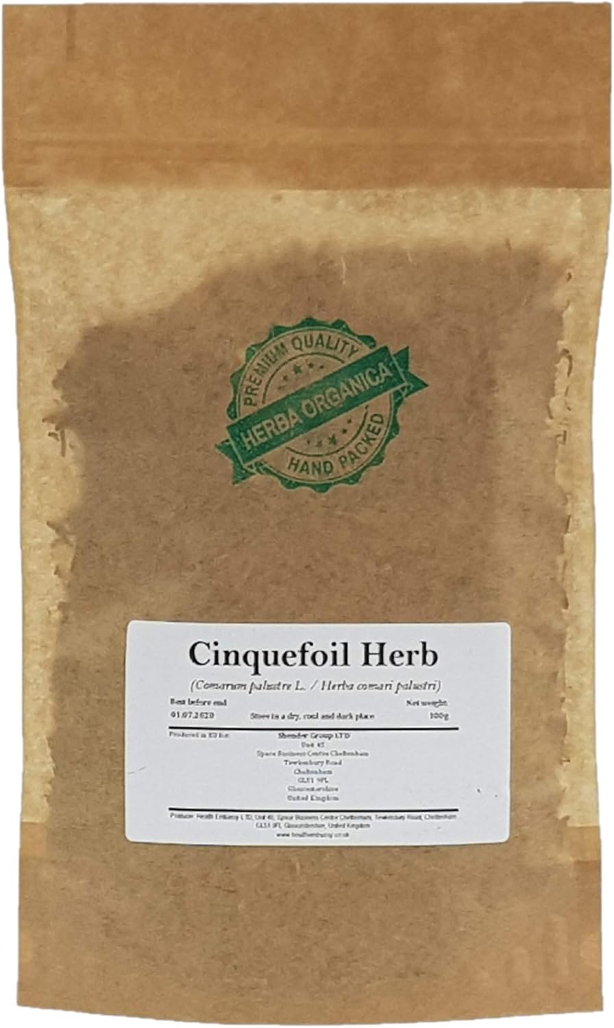 Herba Organica Cinquefoil Herb - Comarum Palustre L - Herbal Tea (100g)