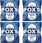 Bundle of 4 Fox's Glacier Mints 200g Bag Delivers 3-5 Days USA