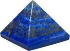 Amazing Gemstone Lapis Lazuli Pyramid Crystal Healing Stones - 2" Great Pyramid Figurine of Natural Stone Pyramid for Meditation, Reiki, Chakra Balancing and Crystal Pyramids Grid