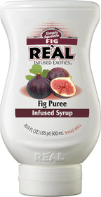 Fig Reàl Infused Exotics, Fig Puree Infused Syrup, 16.9 FL OZ Squeezable Bottle