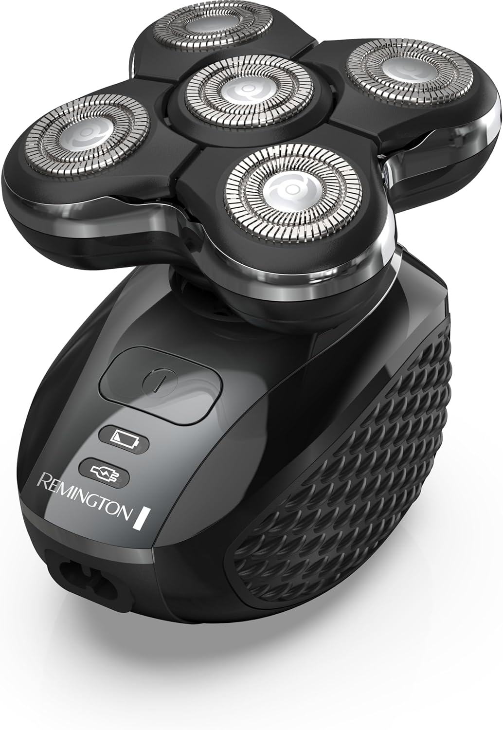Remington XR7000 Balder Pro Rotary Shaver Rechargeable Waterproof Electric Razor for Men Cordless Lithium Power 5 Dual Track Flexing Heads and Pop-Up Trimmer Black