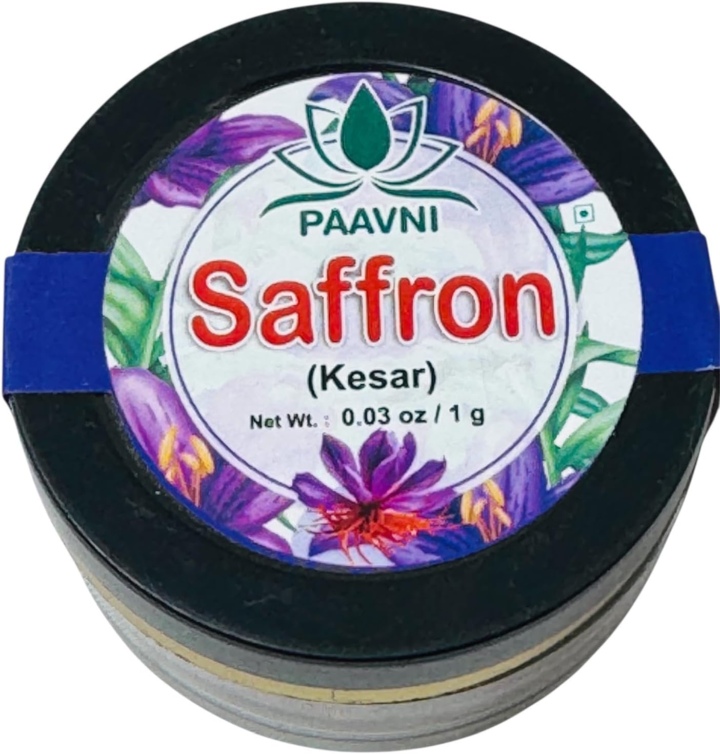 Paavni Saffron (Kesar) 1g (0.03 oz) | No Artificial Preservatives, Sweeteners or Flavours | Packed by Rani Foods Inc.