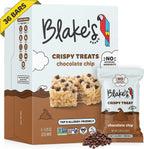 Blake’s Crispy Treats – Chocolate Chip (36 Count), Nut Free, Gluten Free, Dairy Free & Vegan, Healthy Snacks for Kids or Adults, School Friendly, Low Calorie Soy Free Snack