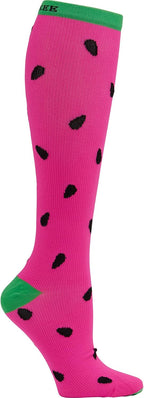 Cherokee Women's 10-15mmHg Compression Socks – Fun Print Knee Highs with Light Support, Soft Feel - PRINTSUPPORT