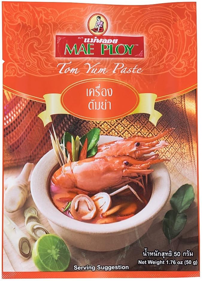 Mae Ploy, Tom Yum Paste, 50 g. [Pack of 3 pieces]