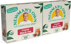 Newman's Own Organic Black Tea Strong Robust Black Tea with 100 Tea Bags Per Box (Pack of 2) USDA Certified Contains Caffeine Brew Hot/Cold