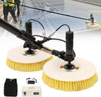 Solar Panel Cleaning Brush, Electric Retractable Powered Photovoltaic Cleaning Machine, Suitable for High-Altitude Glass, Photovoltaic and Solar Panels