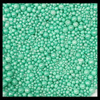 Confect Love Disco Balls Thistle Green Decorative Candy Pearls, Cake Decorating Sprinkles | Vegan, Gluten-Free, Soy-Free, Dairy-Free, Palm Oil-Free – 4.2 Oz