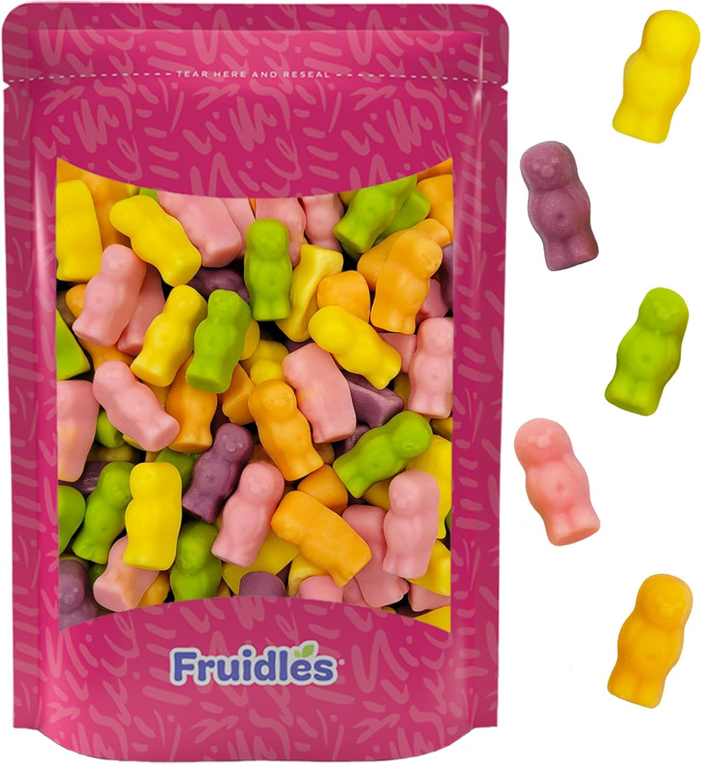 Jelly Babies, English Style Chewy Gummy Candy, Non-GMO (Half-Pound)
