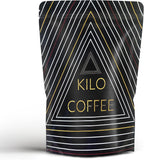 Kilo Coffee with Adaptogenic Mushrooms, Whole Fruiting Body: Lions Mane, Chaga, Reishi, Cordyceps. Single Origin from Puerto Rico. Medium Roast Arabica, Low Acid. 2.2lbs
