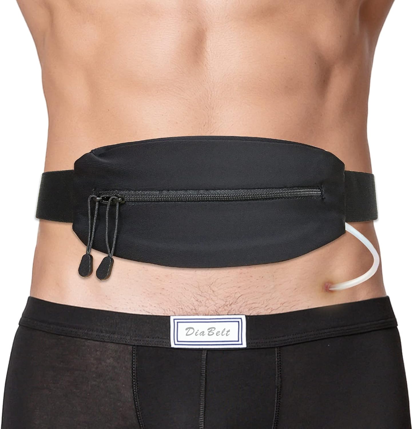 Peritoneal Dialysis Belt PD Catheter Holder Large Pocket G-Tube Abdominal Peg Feeding Tube Belts Kidney Protector Supplies for Adults Women Men
