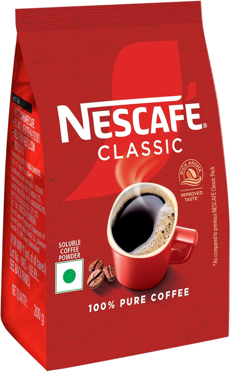 Nescafe Classic 100% Pure Instant Coffee 200 G