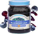 Nature's Hollow Blueberry Jam: Sugar Free Jam and Preserves, Low Cal, Non GMO, Keto Jam, Vegan, Gluten Free, and Diabetic Friendly - Sugar Free Jelly - 10oz