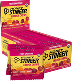Honey Stinger Organic Fruit Smoothie Energy Chew, Gluten Free & Caffeine Free, for Exercise, Running and Performance, Sports Nutrition for Home & Gym, Pre and Mid Workout, 21.6 Ounces (Pack of 12)