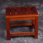 XJHOME Shower/Bath Stools Wooden Bathroom Bench Shower Foot Rest for Bathtub Shaving Legs Spa Sauna Seat Bathing Seat Waterproof Non-Slip for The Elderly Disabled Small Seat (Size : 42x30x40cm)