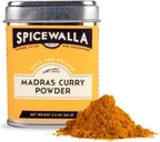 Spicewalla Madras Curry Powder 3.6 oz - Indian Seasoning - Non-GMO, No MSG, Gluten Free