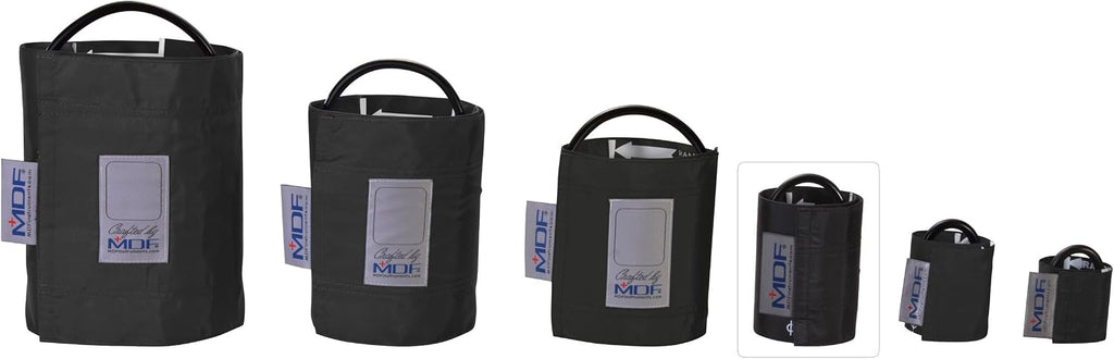 MDF Instruments Latex-Free Pediatric Replacement Blood Pressure Monitor Cuff - Single Tube - Black (MDF2030421-11)