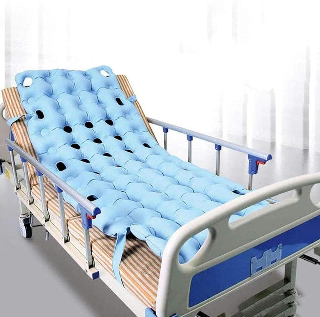 Anti-Decubitus Mattress, Alternating Pressure Mattress for Bed Sore and Ulcer with Pump, Disabled and Bedridden Patient Prevent Decubitus,Manual air Pump