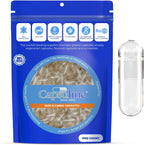 Capsuline Size 0 Empty Gelatin Capsules, Clear - 1000 Count | Gluten Free, Kosher, Non-GMO Certified | Pure Bovine Pill Caps for DIY Supplement Filling - 1000