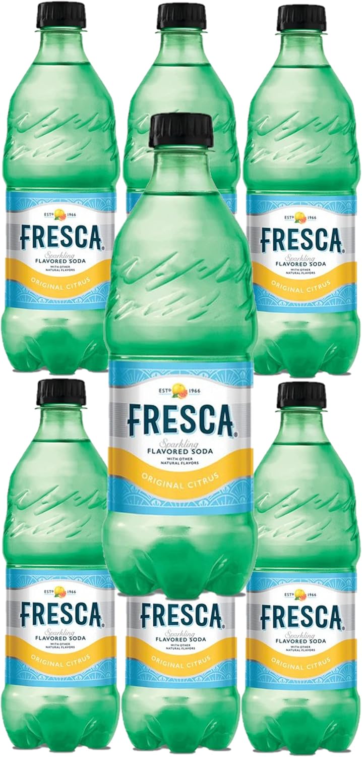 BAY AREA MARKETPLACE Fresca Sparkling Soda Water, Grapefruit Citrus, 16.9oz Bottles, Pack of 6