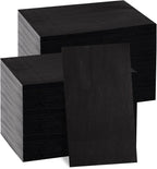 BUCLA 200-Count 3-Ply Disposable Black Napkins - Black Paper Napkins Premium Quality - Halloween Dinner Napkins Soft, Absorbent for Kitchen, Parties, Weddings, Halloween &New Year