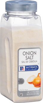 McCormick Culinary Onion Salt, 36 oz - One 36 Ounce Container of Onion Salt Seasoning for Restaurant Use, Ideal Salt Substitute Added Flavor in Vegetables, Meats, Eggs and More