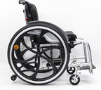 Sports and Leisure Wheelchairs for Adults, Self-propelled Aluminum Alloy Portable Manual Wheel Chair,Transport Wheelchair Lightweight Foldable with Double Brake(B,Seat Width 38cm/15in)