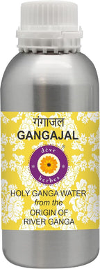 dève herbes Gangajal Holy Ganga Water from The Origin of River Ganga at Devprayag in Aluminium Bottle 1250ml (42 oz)