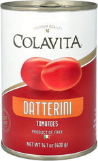 Colavita Canned Tomatoes - Datterini, 14.1oz Can (Pack of 6)