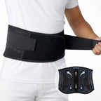 Strong Self-Heating Fit Lower Back Brace – Advanced Composite Fiber Support Belt with X-Shaped Design, Strong Lumbar Support, Pain Relief for Men & Women, Medium