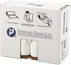 Inteplast Trash Can Liners, Extra Heavy Duty - Star-Sealed Bottom, 0.8 mil - White, 30 gal Capacity, 30 in x 36 in