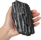 Large Raw Black Tourmaline Crystal Natural Rough Stone Healing Crystals for Meditation Reiki Energy Decoration 2-3lbs