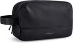 BAGSMART Travel Toiletry Bag for Men, Dopp Kit Water Resistant Shaving Bag for Toiletries Accessories, Black-Medium