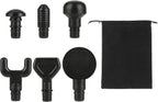 6Pcs Massage Heads with Storage Bag, Replaceable Massager Gun Attachment, Massage Gun Deep Tissue Plug&Play Applicators