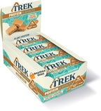 Trek High Protein Flapjack Salted Caramel 50g (Pack of 16 Bars)- Gluten Free - Vegan Snack