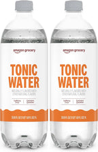 Amazon Grocery, Tonic Water, 33.8 Oz (Previously Happy Belly, Packaging May Vary) (Pack of 2)