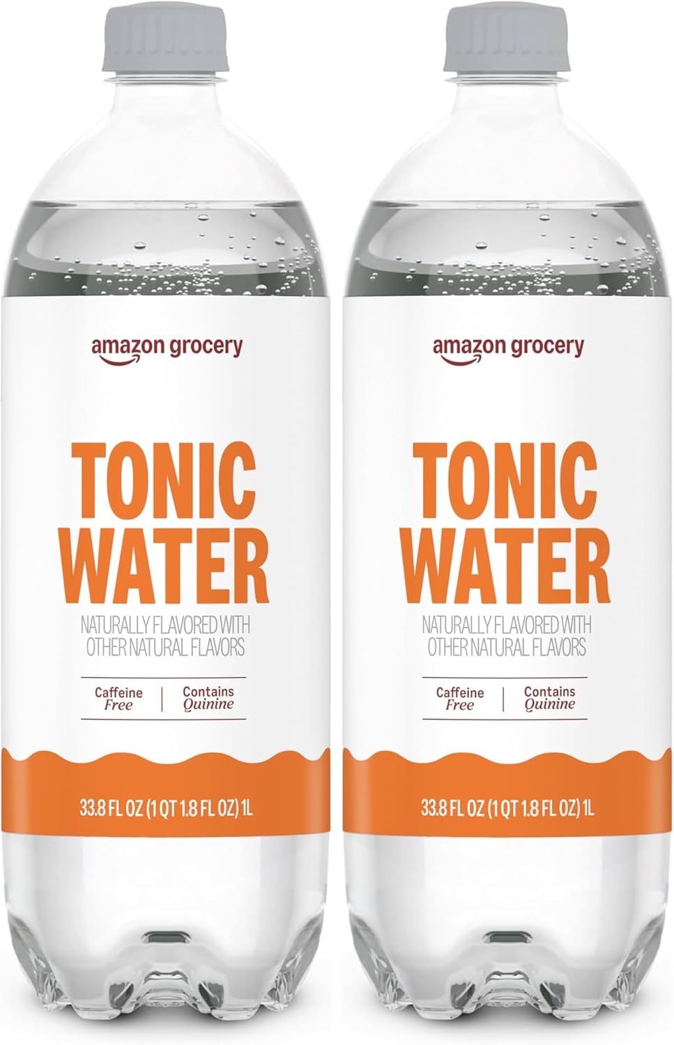 Amazon Grocery, Tonic Water, 33.8 Oz (Previously Happy Belly, Packaging May Vary) (Pack of 2)