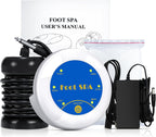 Ionic Foot Bath Detox Machine, Portable Ionic Detox Foot Bath Spa Machine Ion Cleanse Controller for Home Travel Holiday