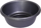 Ybm Home Round Plastic Wash Basin (1148 11.25", Gray)