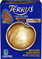 Terry's Milk Chocolate Orange 5.53 oz | Stocking Stuffer and Party Favor | Break Apart Chocolate Ball with Real Orange Oil | Holiday Favorite