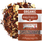 Organic Positively Tea Company, Blood Orange Vanilla Rooibos Tea, Loose Leaf, 16 Ounce