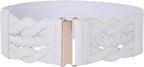 GRACE KARIN Women's Elastic Wide Belts Vintage Stretchy Belt Retro Fashion Cinch Belts for Dresses