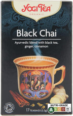 YOGI TEA Organic Black Chai Tea, 17 CT