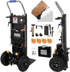 Electric Stair Climbing Dolly 1500W Heavy Duty Powered Stair Climber Hand Truck with 10" Anti-Slip Tires, Powered Stair Climbing Cart for Appliances, Furniture & Warehouse Moving (900 lbs Capacity)