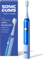 Sonic Gums Electric Toothbrush for Oral Health, Gum Disease, Gingivitis & Gum Recession — Extra Soft Sonic Toothbrush for Sensitive Gums, Plaque Removal & Periodontal Care