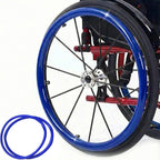 Wheelchair Wheel Covers - 24in Wheelchair Push Rims,Wheelchair Push Rim Covers 1 Pair Non-Slip Wear-Resistant Hand Push Cover Wheelchair Rear Wheel