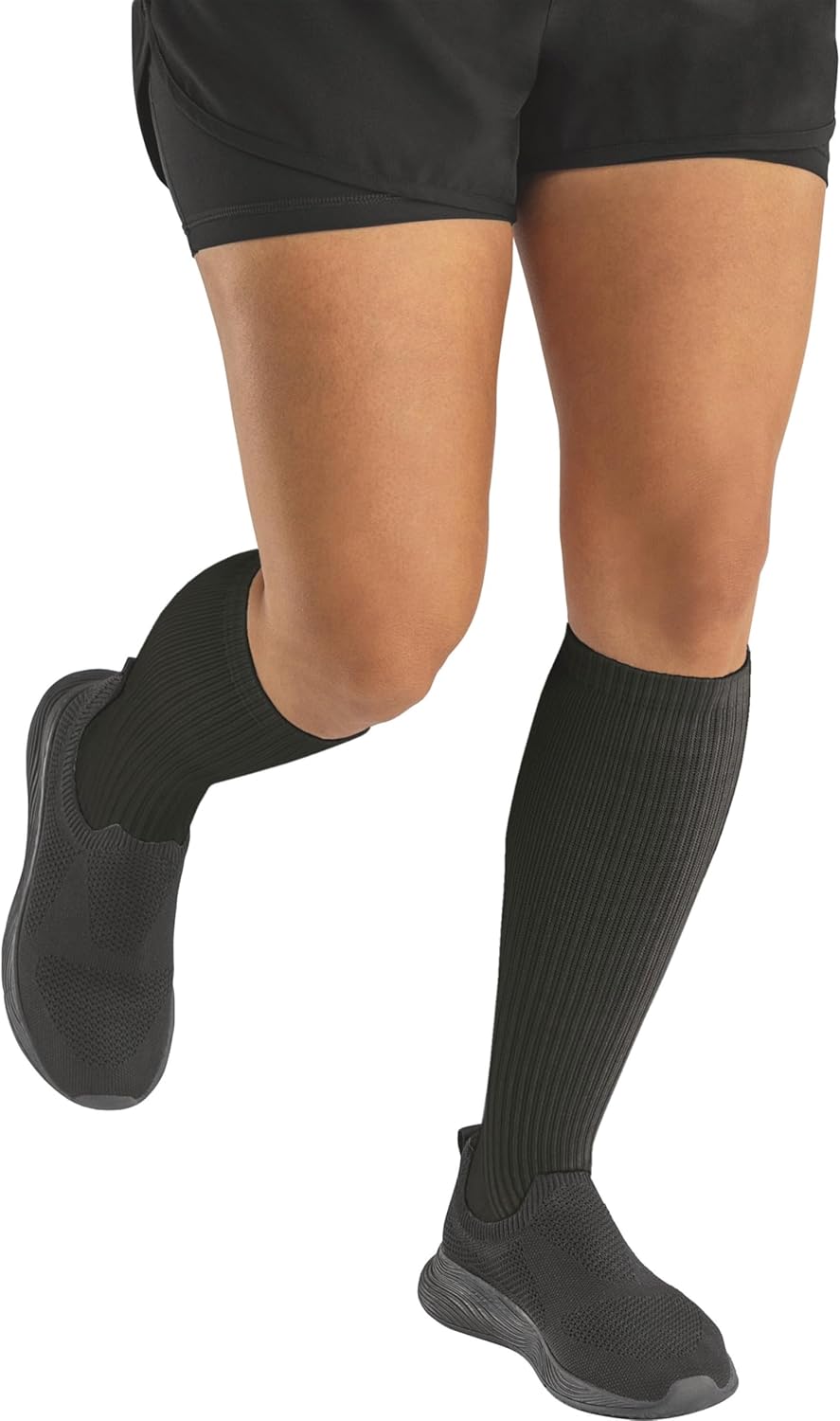 JOBST ACTIVA Athletic 15-20 mmHg Compression Socks Knee High, Closed Toe