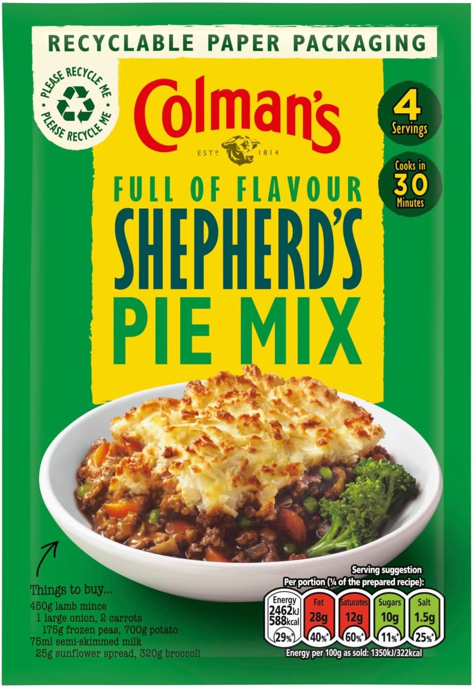 Colman's Shepherd's Pie Pkt