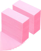 Blulu 400 Wax Strips Non Woven for All Skin Types Facial and Body Hair Removal Wax Paper Strips Epilating for Leg, Chest, Back, Intimate Area And Face 10 x 3.8 cm(Pink)