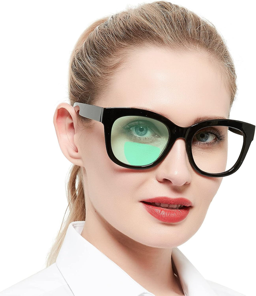 AEZUNI Oversized Bifocal Reading Glasses Women Big Frame Blue Light Readers 1.0 1.25 1.5 1.75 2.0 2.25 2.5 2.75 3.0 3.5